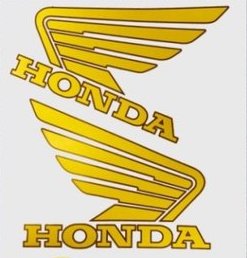 ホンダ HONDA ステッカー ロゴ ウィング 選べる6色 車やバイクに最適 デカール シール 防水 耐光｜to-do｜03
