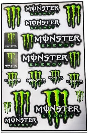 モンスターエナジー ステッカー バイクや車に丈夫に貼り付け可能 デカール シール MonsterEnergy 防水｜to-do｜03