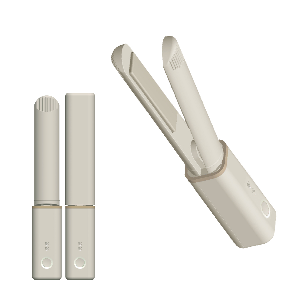 東亜産業 新製品ナノスタイリッシュコードレスヘアアイロン 前髪 機内