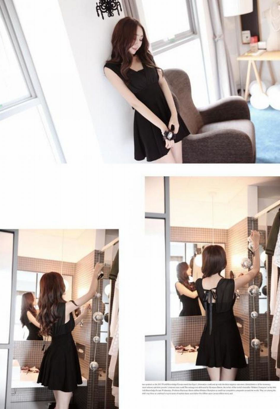 ミニ ワンピース レディース セクシー ドレス シフォン バック リボン