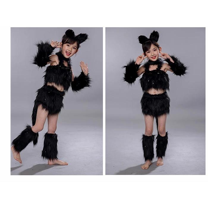 ハロウィン コスプレ 子供 猫 コスプレ しっぽ 6点セット 動物 仮装