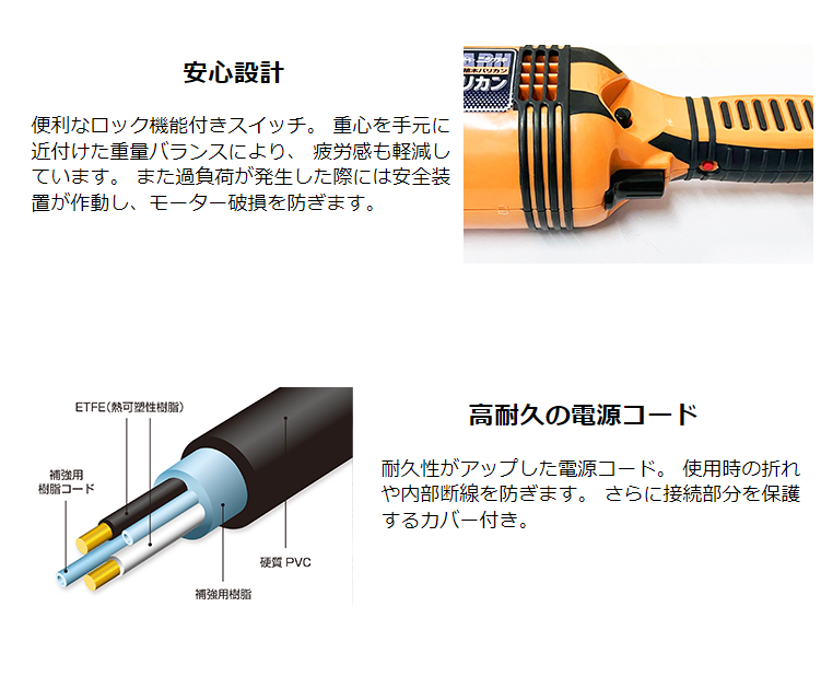 ニシガキ工業 太丸バリカン充電式1.6M 電動植木バリカン N-971