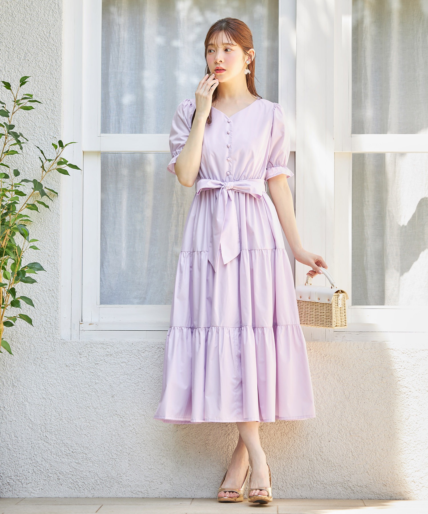 tocco closet 愛されヒロイン♪2WAYウエストリボン付き tocco closet 愛されヒロイン♪2WAYウエストリボン付き