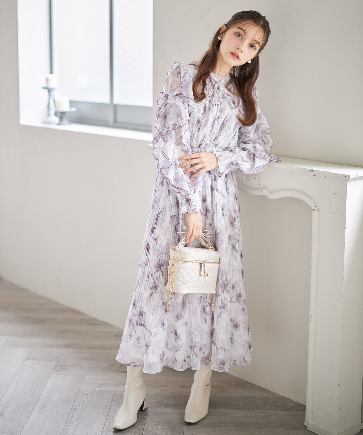 tocco closet（トッコ クローゼット） リボン付きラッフルフリル