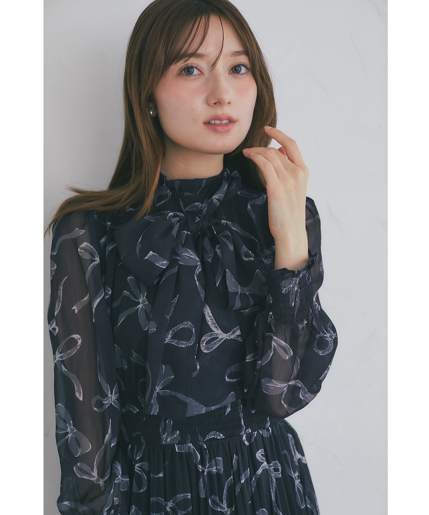 tocco closet（トッコ クローゼット） 2WAYボウタイリボン付き