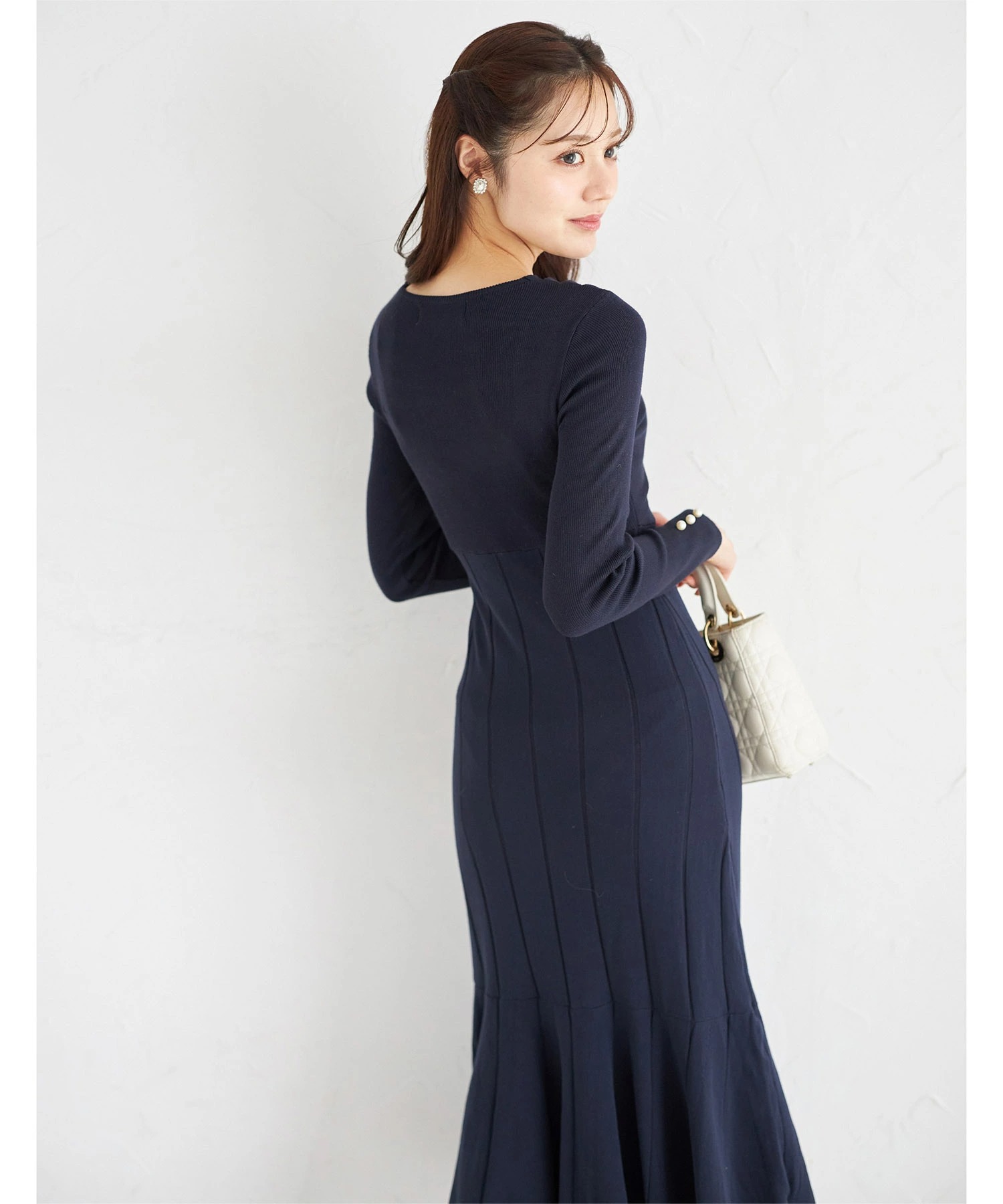 tocco closet（トッコ クローゼット） 袖口パール付きフロントクロス 