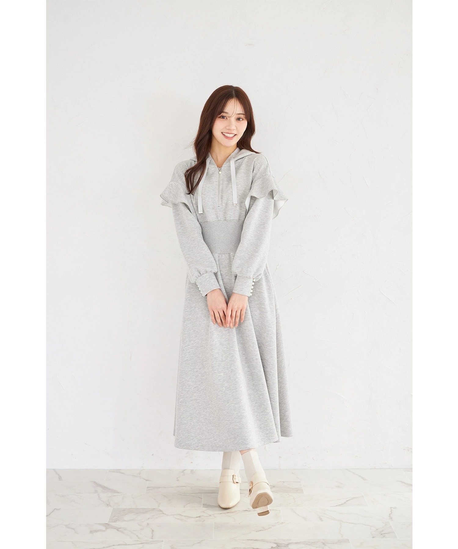 tocco closet(トッコ クローゼット) ウエストリブ切り替えフリル tocco closet(トッコ クローゼット) ウエストリブ切り替えフリル