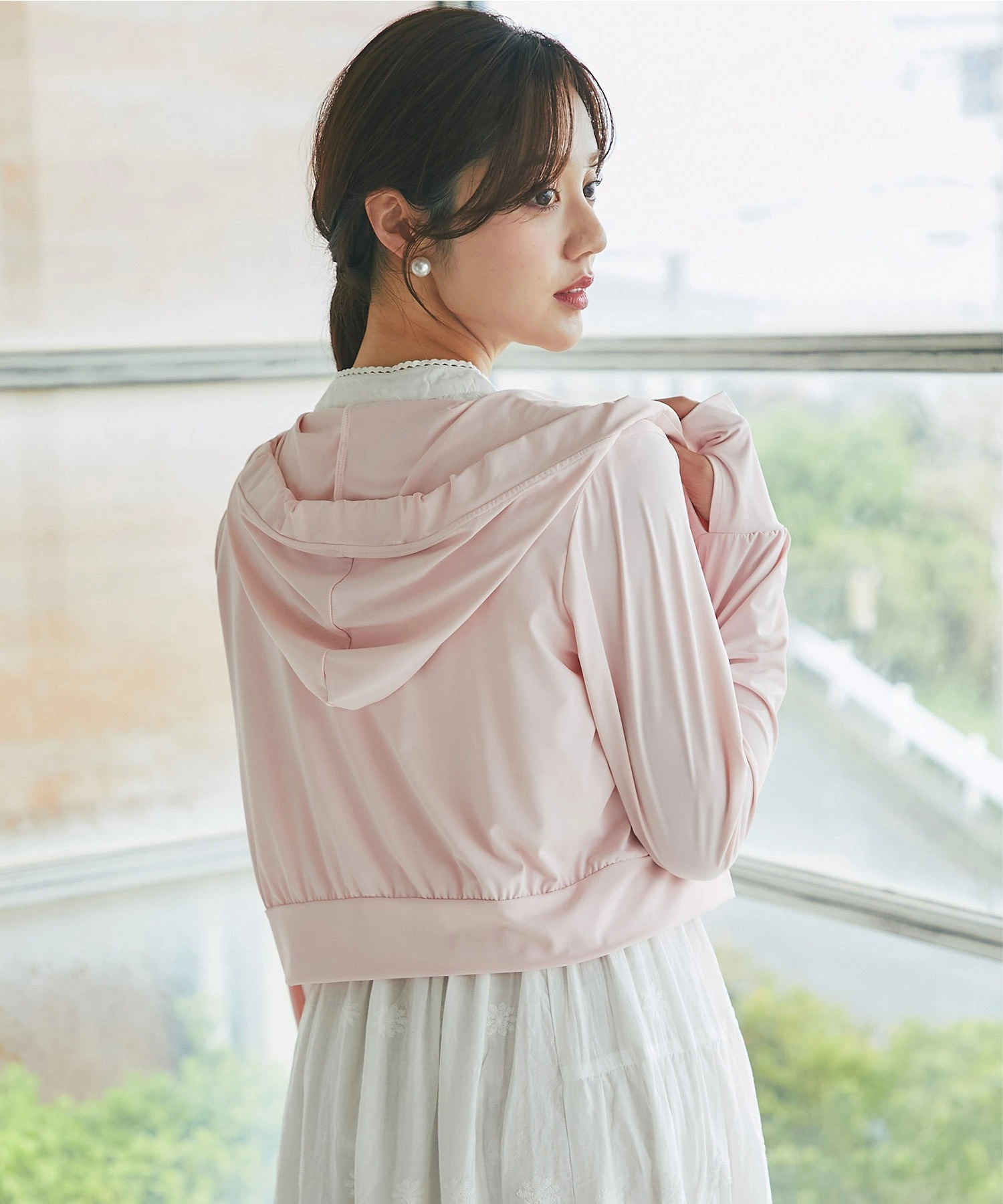 tocco closet（トッコ クローゼット） UVカット＆接触冷感♪パール 