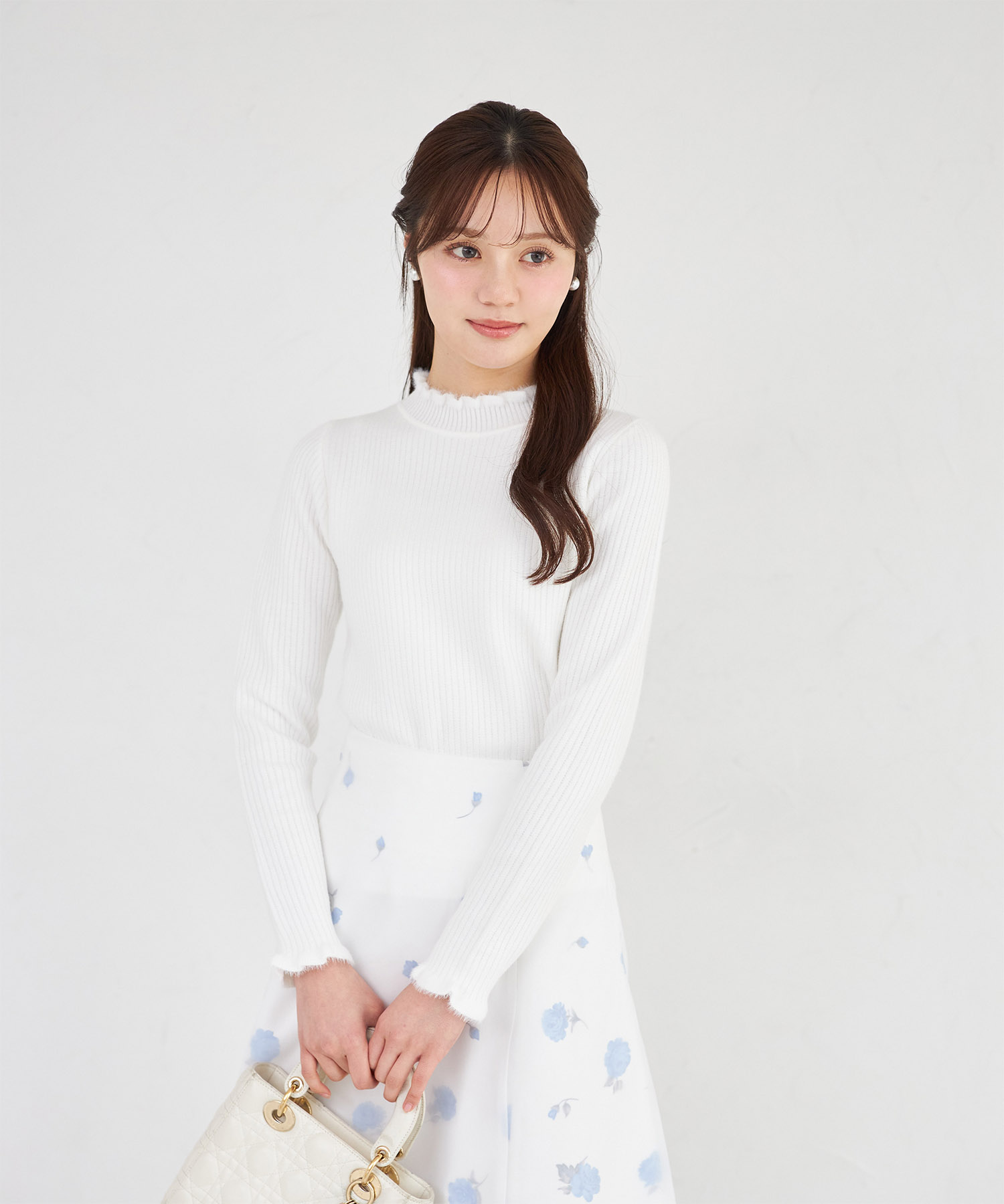 こん様❁専用ページ tocco closet（トッコ クローゼット） フリル付き裏起毛リブニットプル