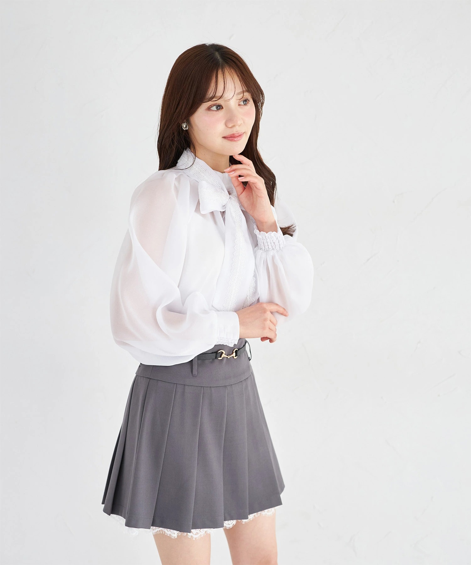 tocco closet（トッコ クローゼット） 2WAYレースボウタイリボン 