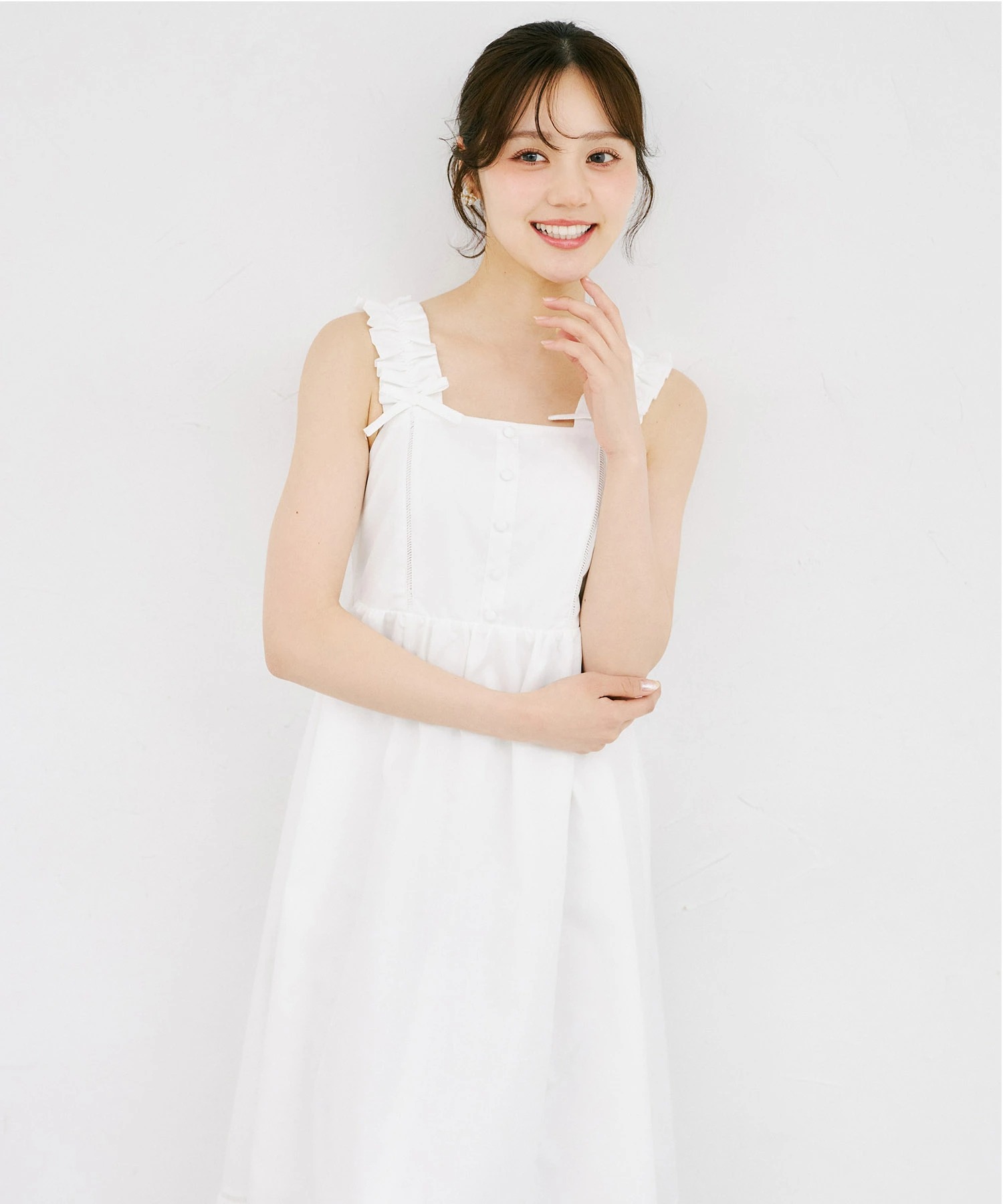 tocco closet（トッコ クローゼット） リボン付きカットワークレース 