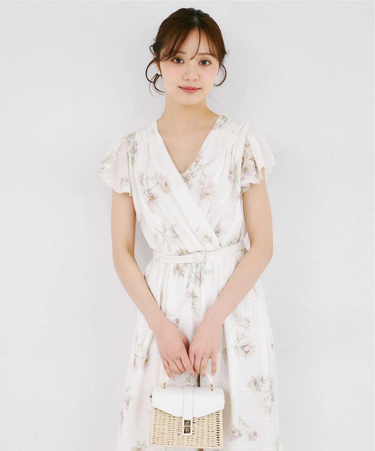 tocco closet（トッコ クローゼット） ベルト付きシアーチェック
