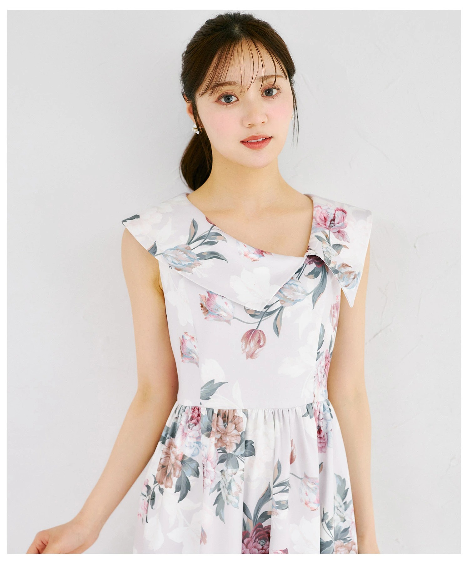 tocco closet（トッコ クローゼット） アシンメトリービッグカラー