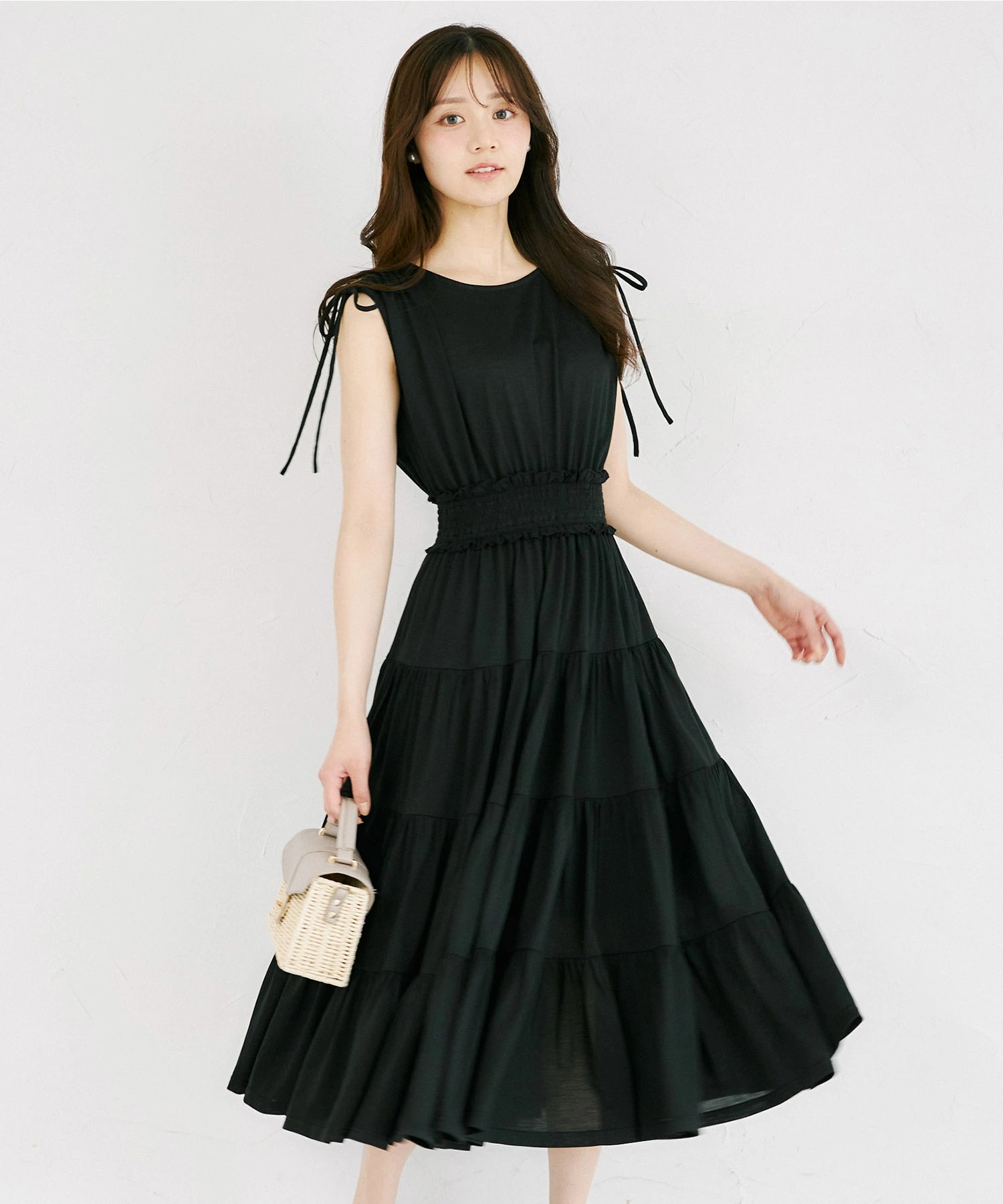 tocco closet（トッコ クローゼット） リボンドロストショルダー 