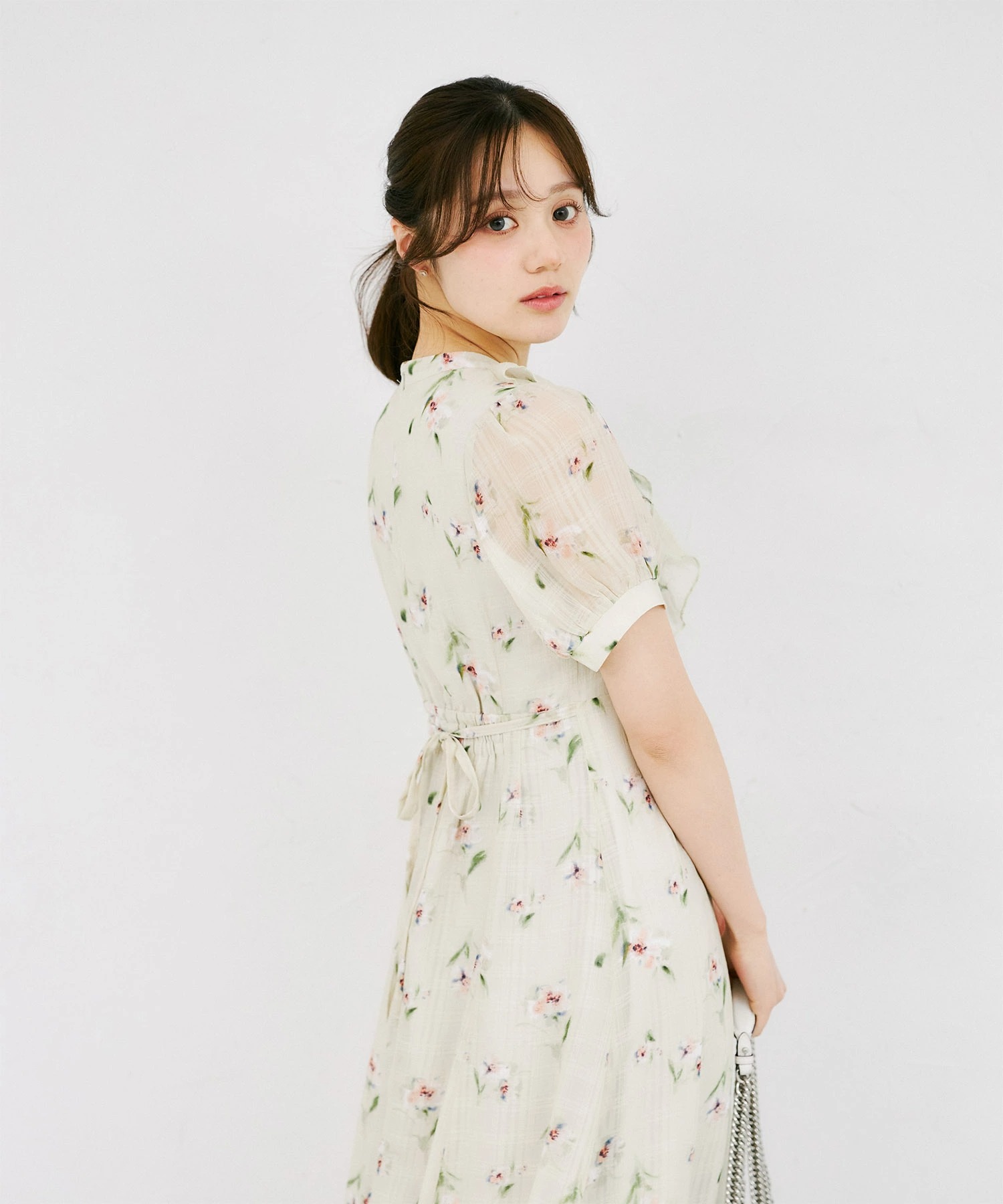 tocco closet（トッコ クローゼット） リボン付きシアーチェック 