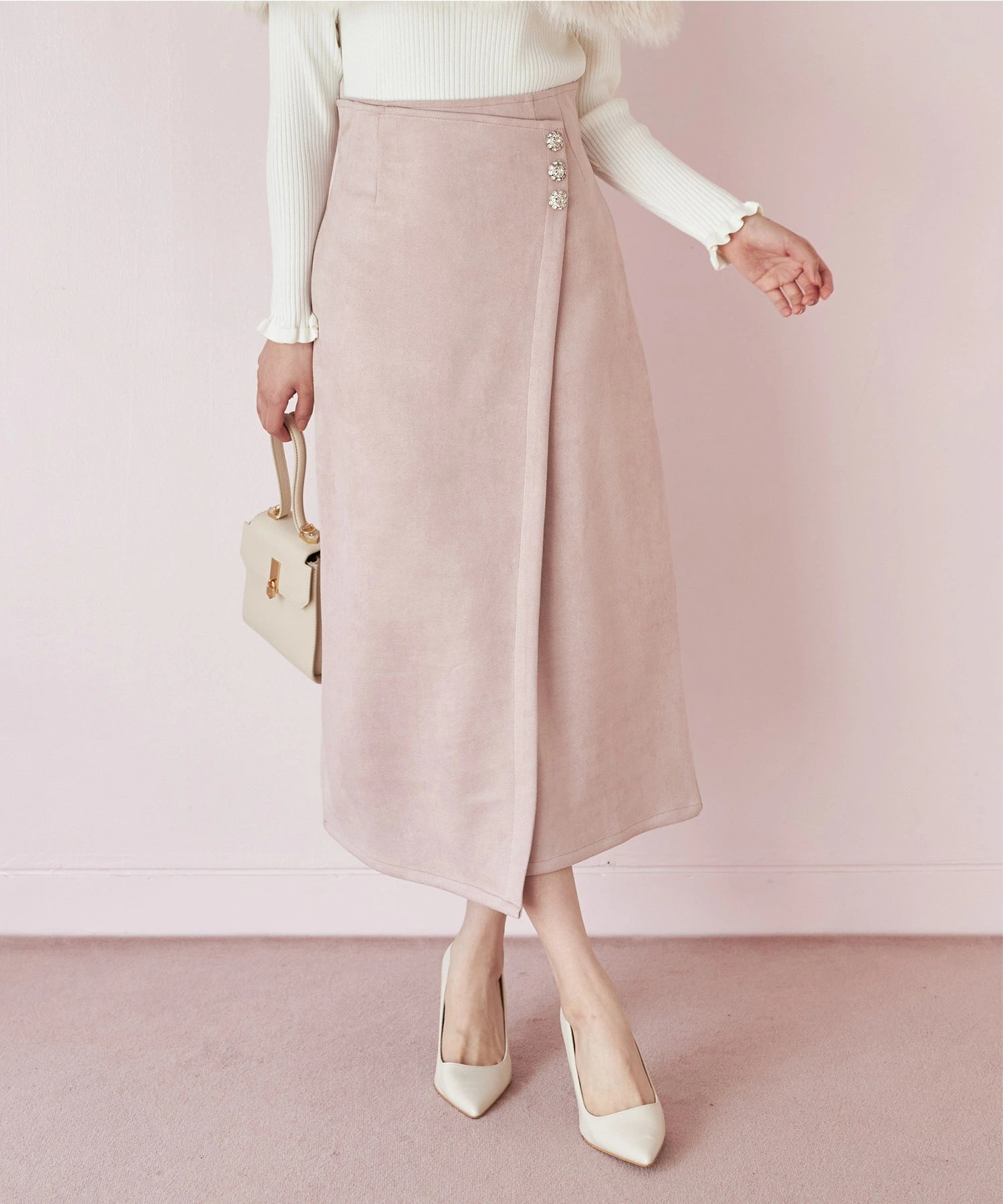 tocco closet（トッコ クローゼット） ビジュー付きハイウエストラップ