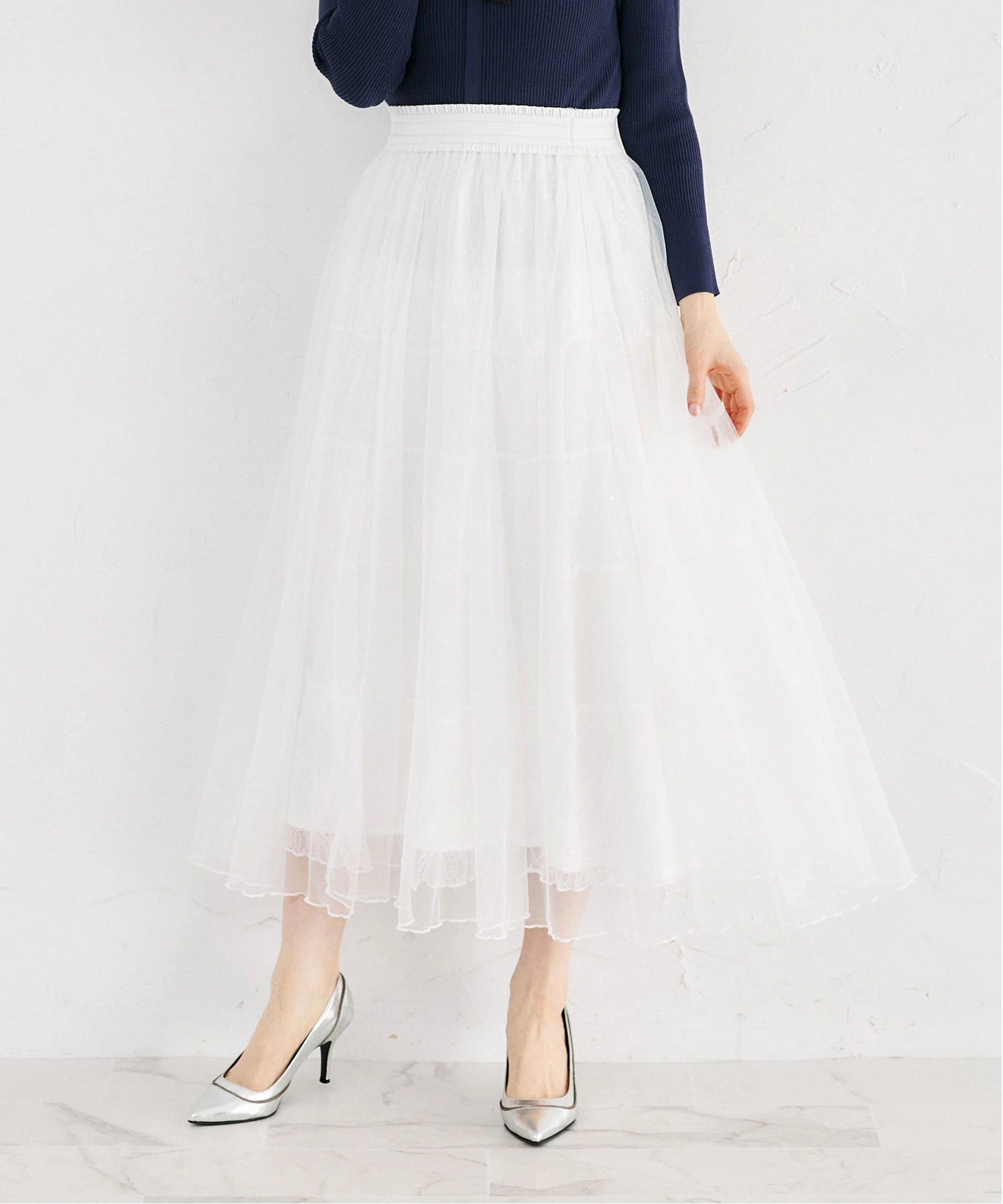 tocco closet（トッコ クローゼット） スパンコールミックスレース