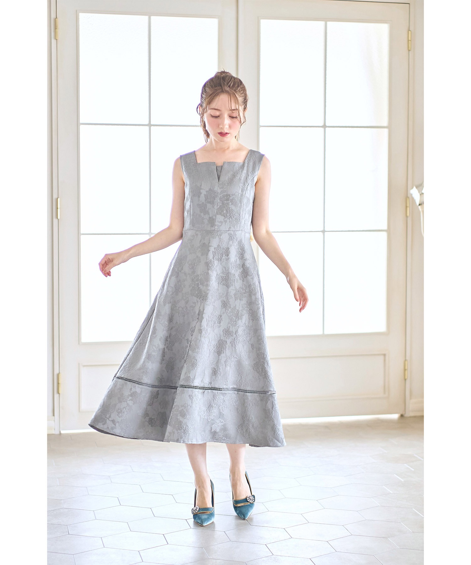 tocco closet（トッコ クローゼット） 裾ハシゴレース切り替え 
