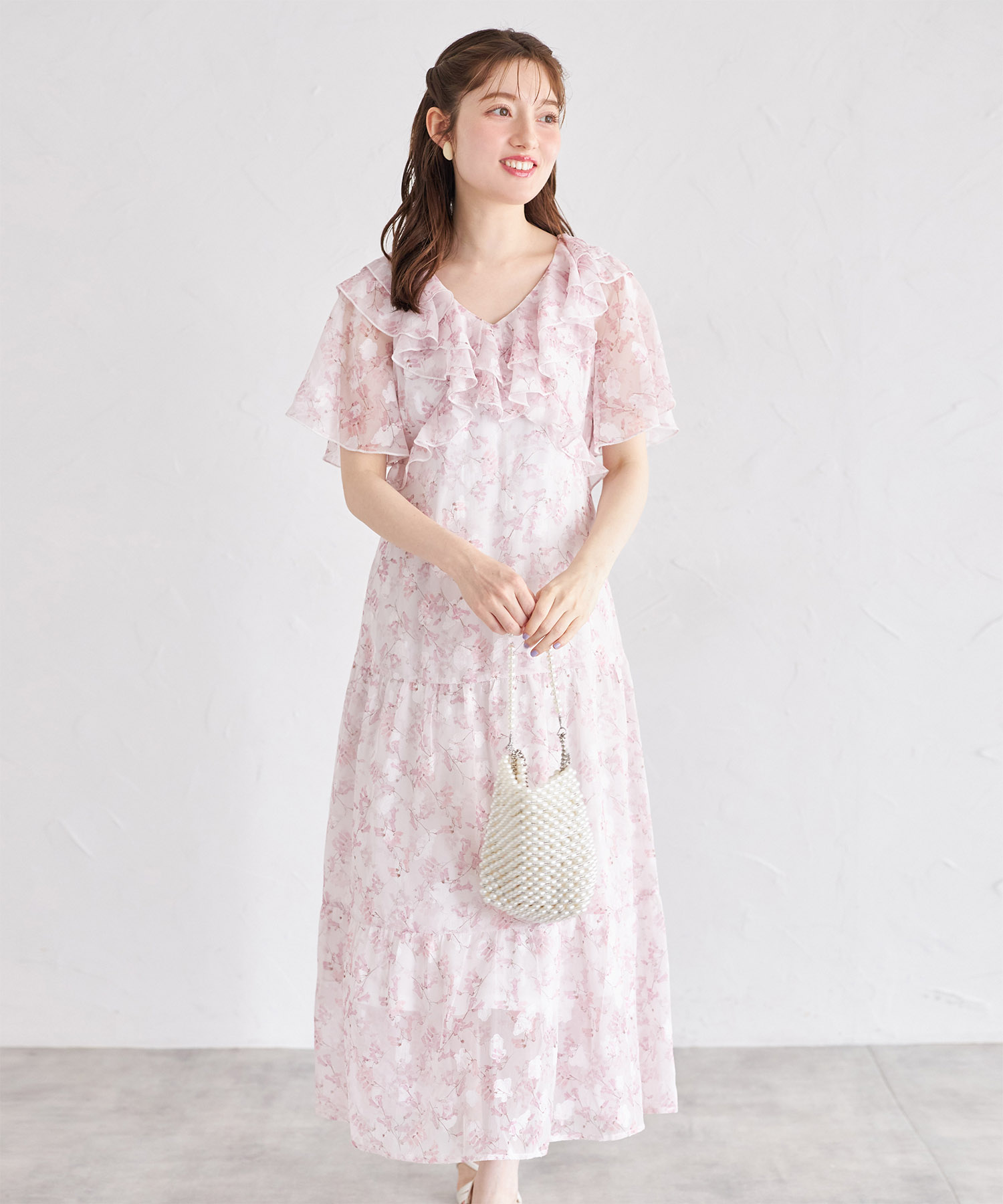 tocco closet（トッコ クローゼット） ウエストりぼん付きラッフル