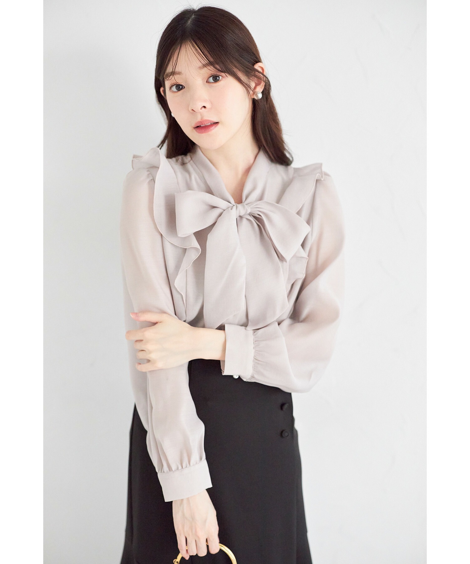 tocco closet（トッコ クローゼット） 【Mサイズのみ展開】フリル付き 