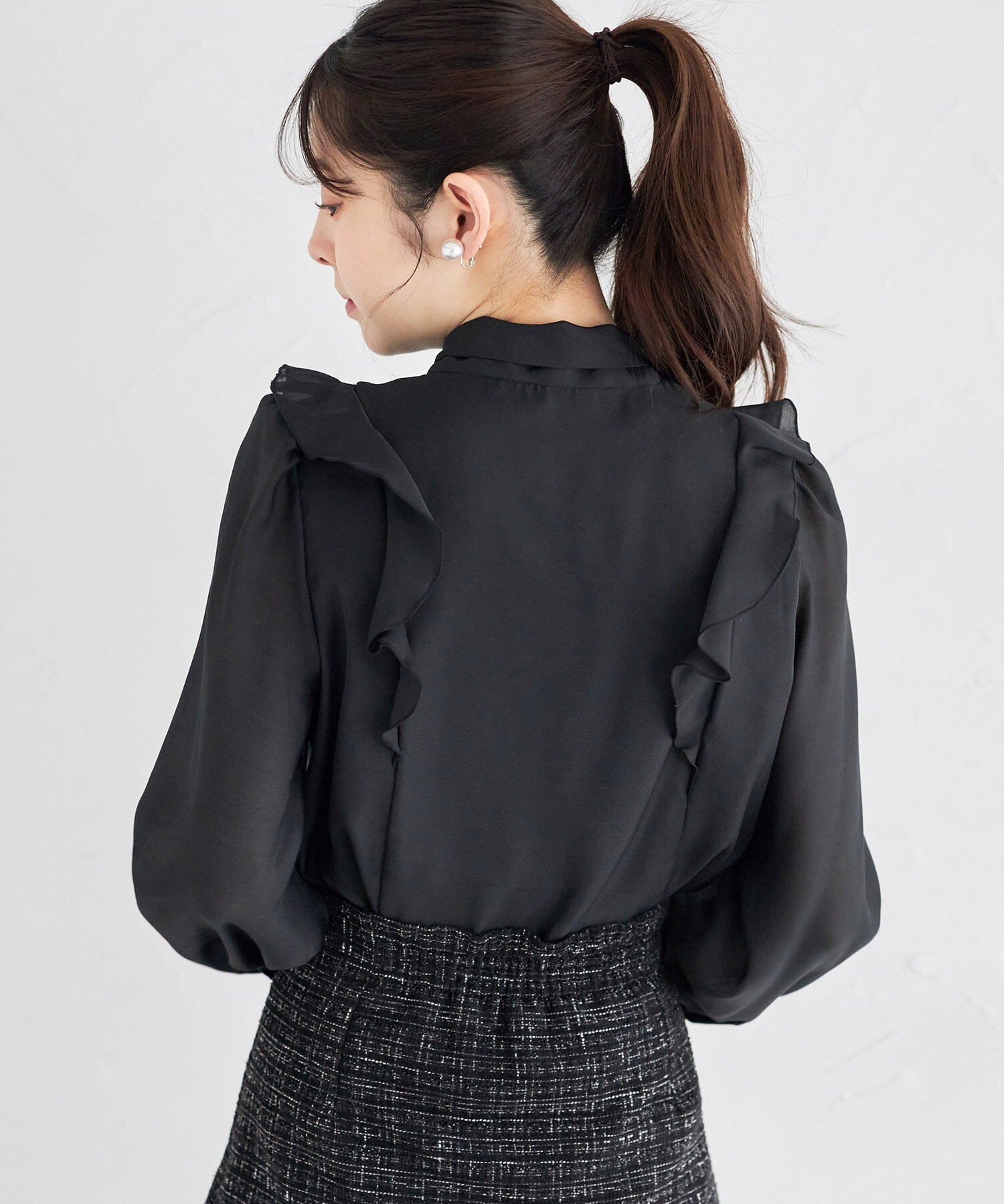 tocco closet（トッコ クローゼット） 【Mサイズのみ展開】フリル付き 
