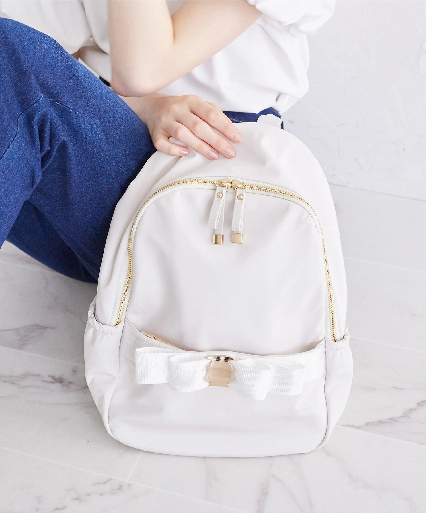 tocco closet（トッコ クローゼット） 金具リボンミニリュック（〜11