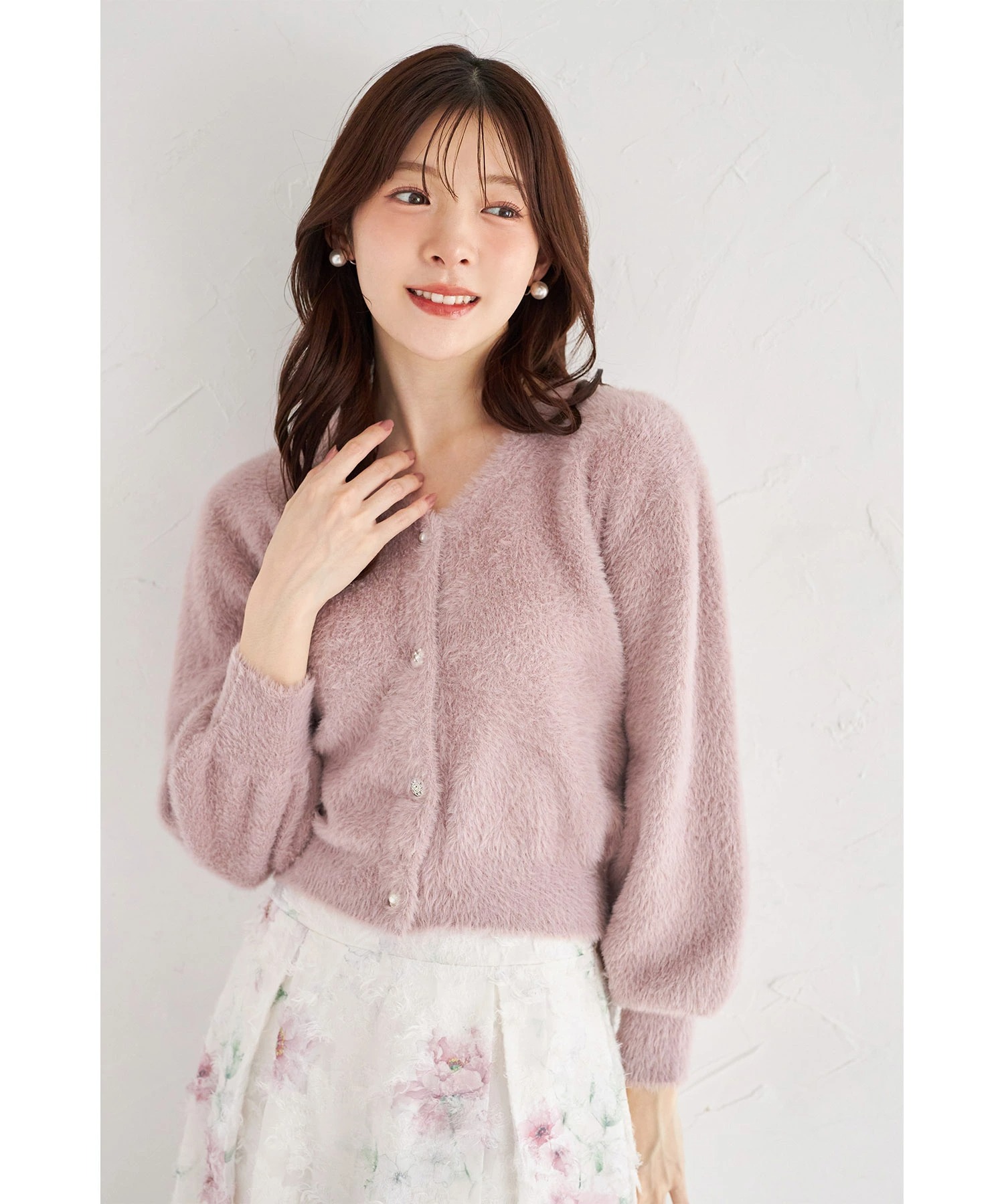 【美品】THETOÉ ピンクカーディガン S THE TOE カーディガン ピンク Size S 新品 THETOÉ ピンクカーディガン