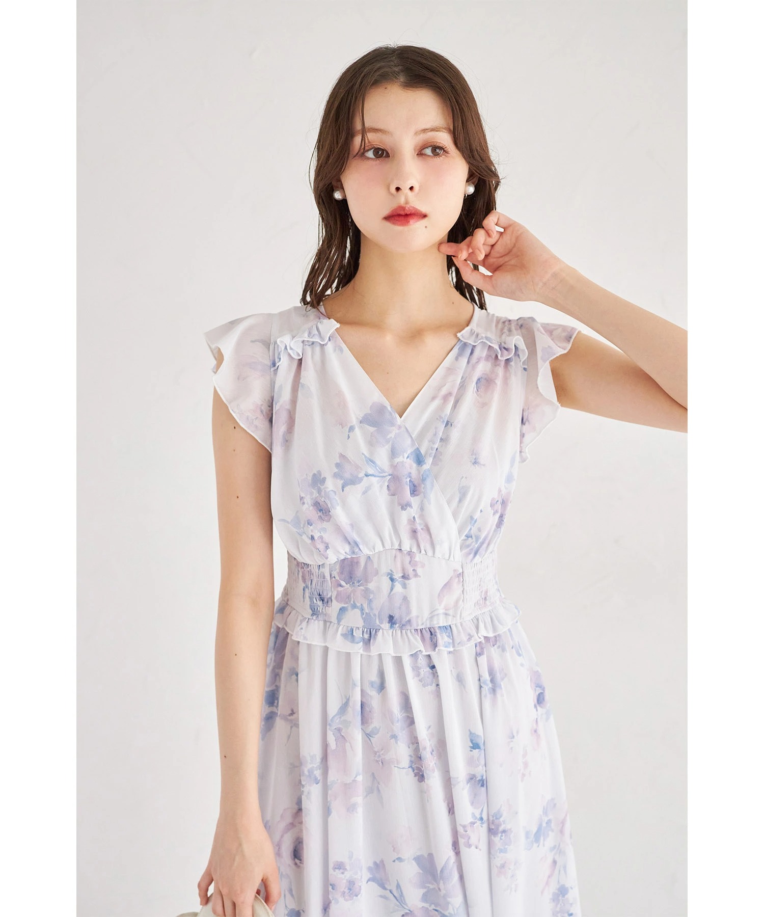 tocco closet（トッコ クローゼット） フリル付きウエストシャーリング
