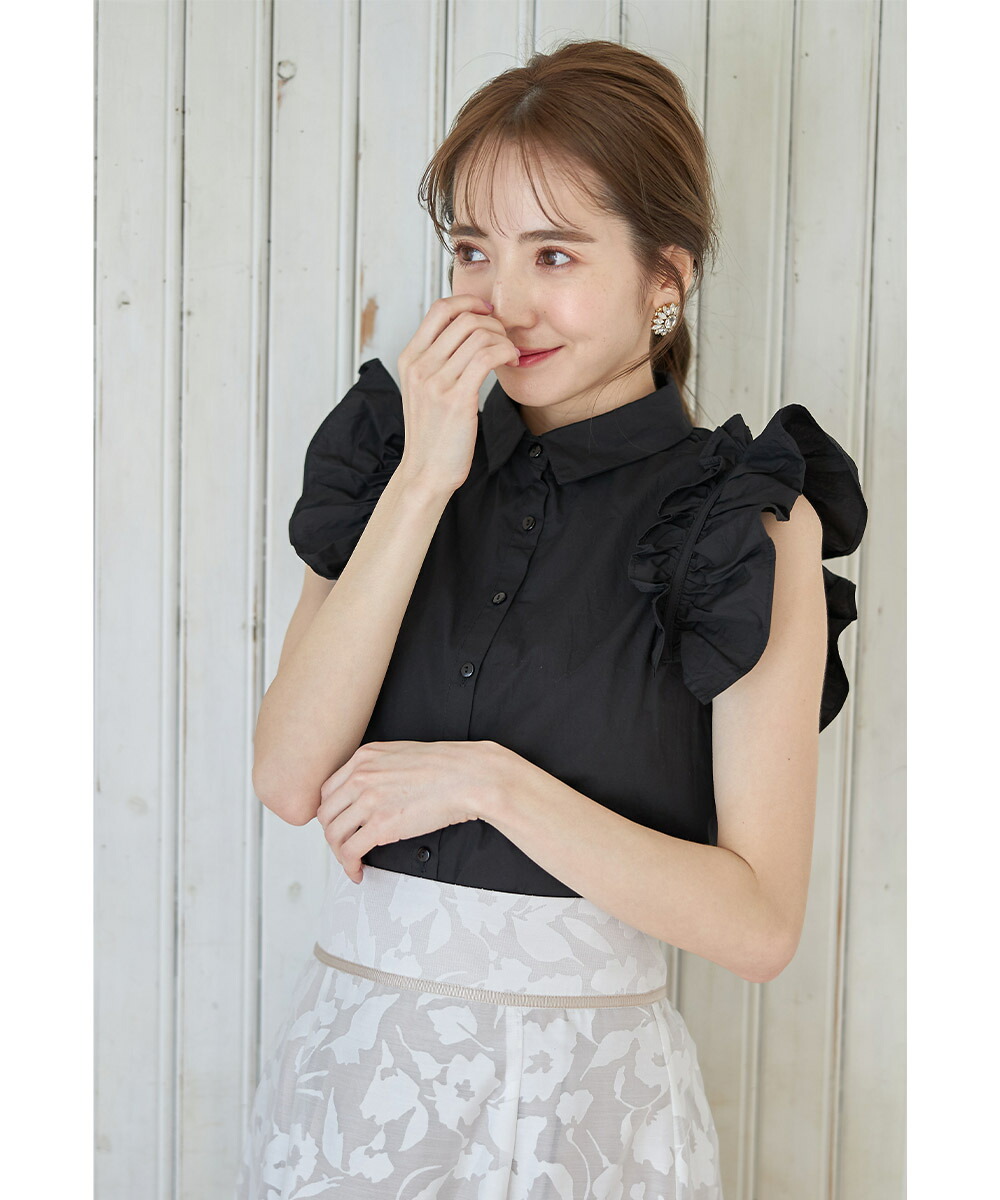tocco closet（トッコ クローゼット） 肩ギャザーフリル付き