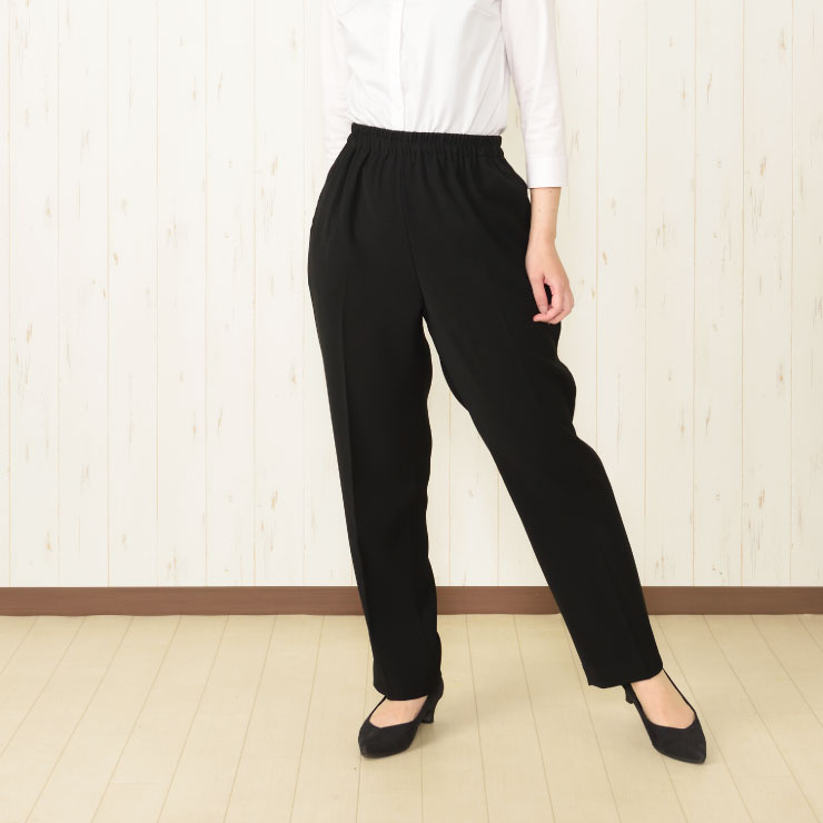 92130 フォーマルパンツ 約股下64cm レディース 春夏 秋冬 ウエスト