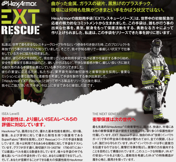 ヘックスアーマー　EXT Rescue 4011