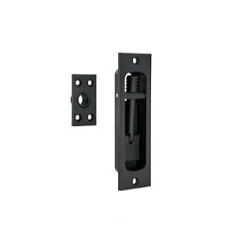 ベスト 角引手付捻締 No.500N(ドア厚:30〜39mm) 仕上色:黒 (引違い戸 
