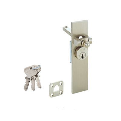 ベスト シリンダー栓錠 No.570 仕上色:サテンニッケル (引違い戸 錠 鍵