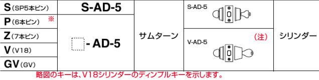 人気の定番 GOAL 本締錠 S-AD-5 バックセット60mm 適応扉厚：27〜45mm discoversvg.com