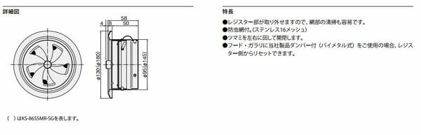 タイミング】 ナスタ(NASTA) 屋内換気口 KS-8655MR-SG スチール シルバーグレー 本体: 奥行5.8cm 本体: 高さ18cm  本体: 幅18cm 20入：ミスターポストマン支店 フード - shineray.com.br