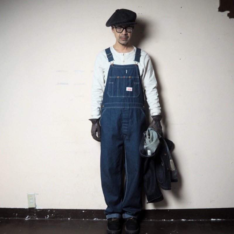 ROUND HOUSE(ラウンドハウス) MADE IN USA デニムオーバーオール ROUND HOUSE(ラウンドハウス) MADE IN USA デニムオーバーオール