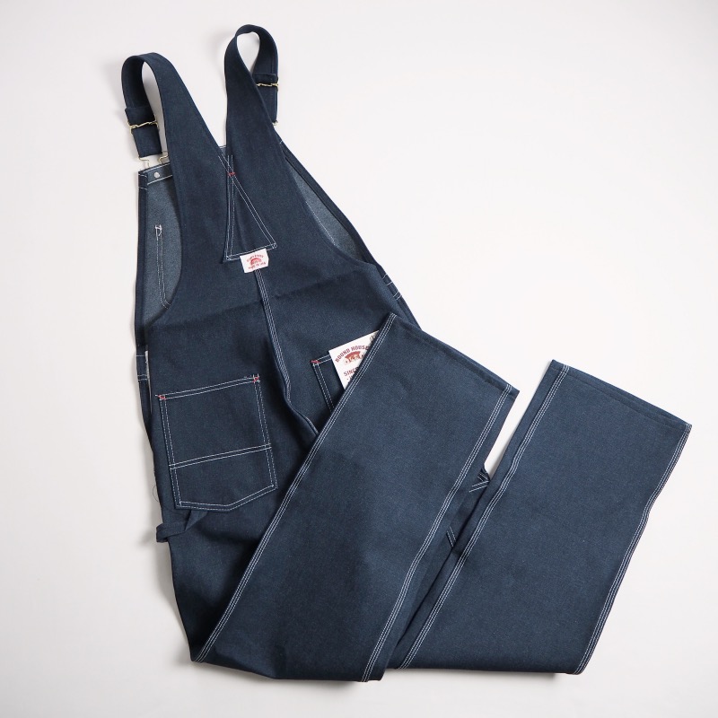 ROUND HOUSE ラウンドハウス MADE IN USA デニムオーバーオール