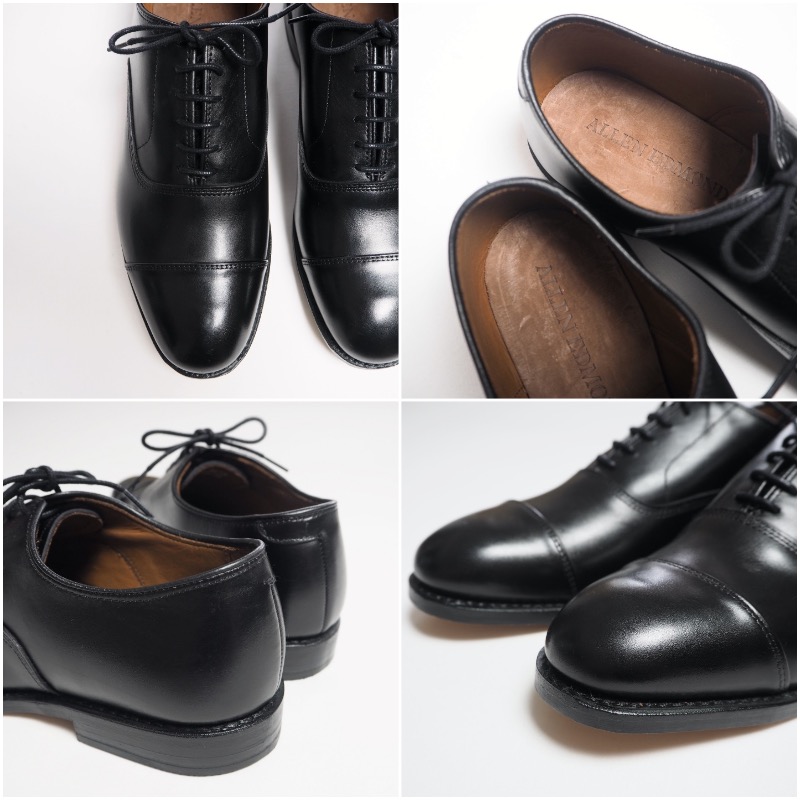 AllenEdmonds jomoc レザーシューズ 9B プレーントゥ USA Allen Edmonds アレンエドモンズ ストレートチップシューズ PARK