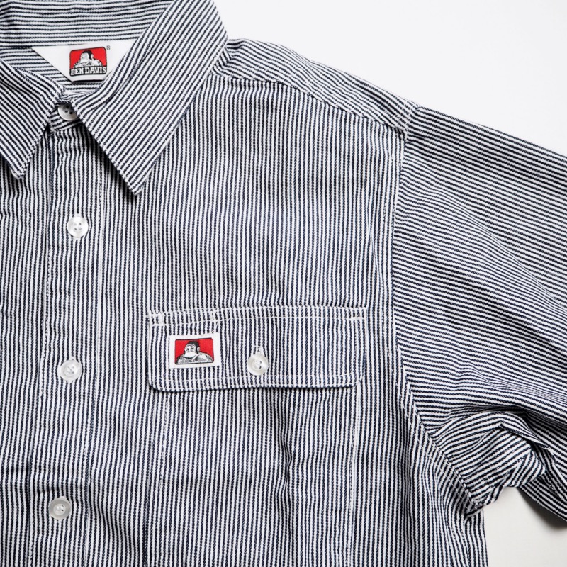 BEN DAVIS ベンデイビス ワークシャツ LONG SLEEVE 100% COTTON