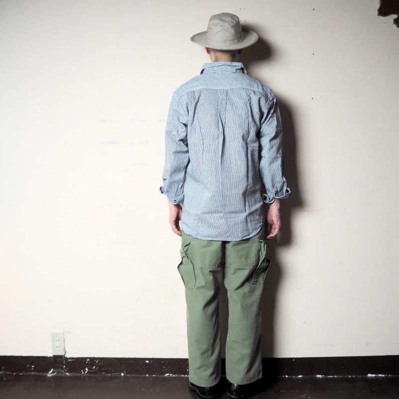 BEN DAVIS（ベンデイビス） ハーフジップワークシャツ LONG SLEEVE 100