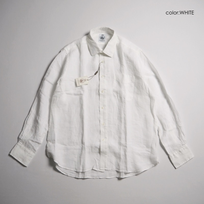 CORDINGS コーディングス リネンレギュラーシャツ SHJ276 VINTAGE  LINEN SHIRT / 3カラー