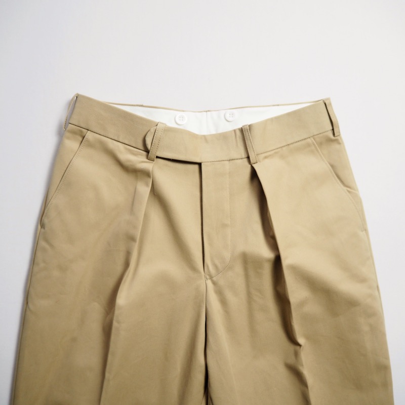 CORDINGS コーディングス ワンタックチノトラウザー JP PLEATED CHINO