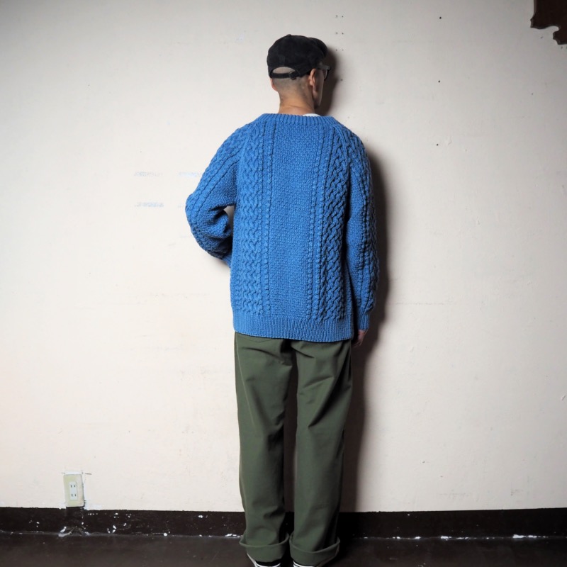INVERALLAN（インバーアラン） インディゴコットンクルーネック