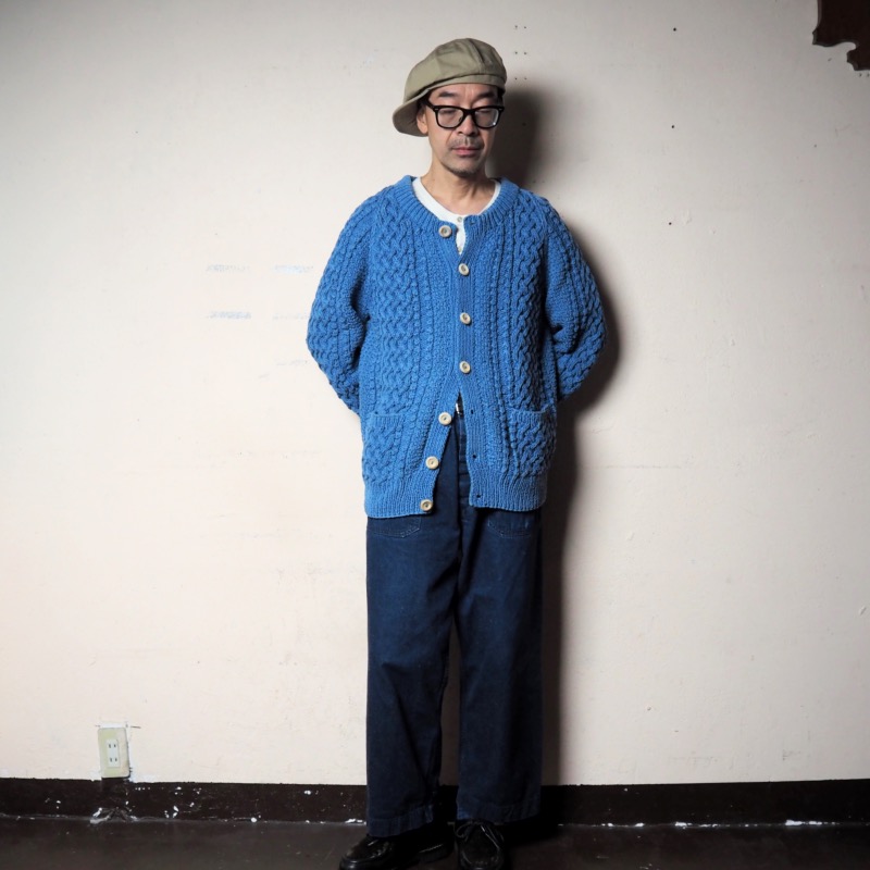 INVERALLAN（インバーアラン） インディゴコットンクルーネック