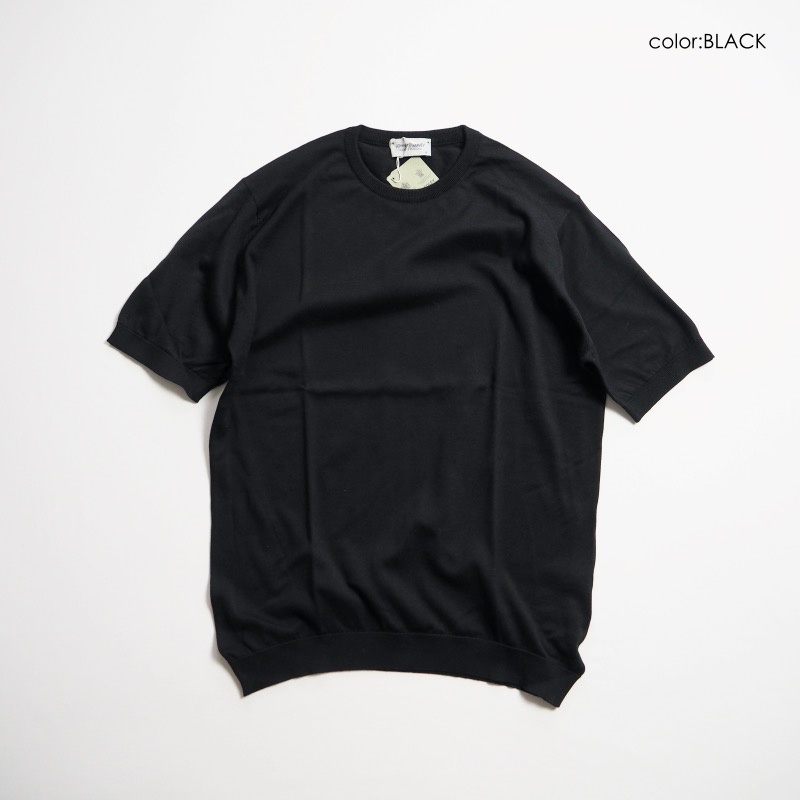 JOHN SMEDLEY ジョンスメドレー 30GGクルーネック半袖コットン