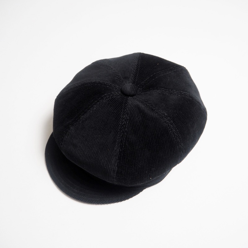 BARNEYS NEW YORK コーデュロイキャスケット ブラック　レディース tk-501l514p_p1.jpg