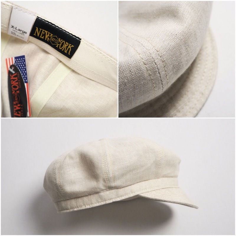 NEW YORK HAT ニューヨークハット リネンキャスケット LINEN