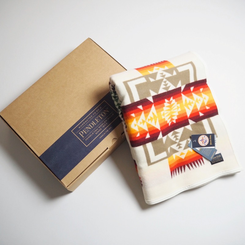 PENDLETON Chief Joseph ブランケット アイボリー PENDLETON（ペンドルトン） 大判ブランケット CHIEF JOSEPH BLANKET