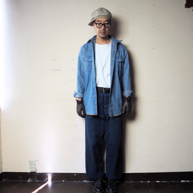 Wrangler（ラングラー） デニムウエスタンシャツ 70127SW / STONE WASH