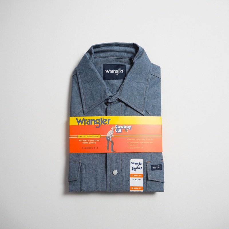 Wrangler（ラングラー） シャンブレーウエスタンシャツ 70136MW
